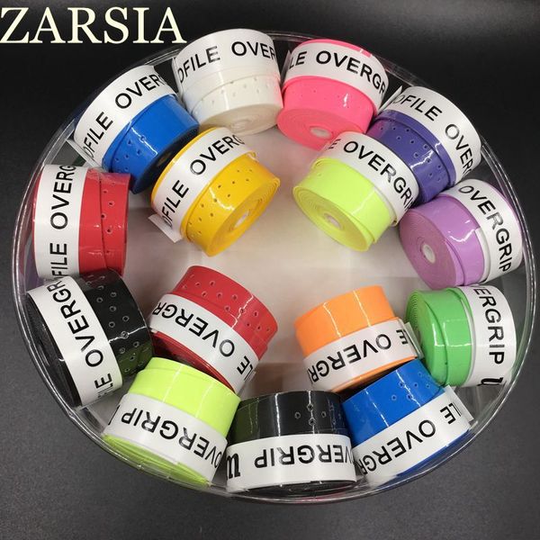 

wholesale- 60 pecs/lot zarsia sticky pro overgrip tennis grip perforated badminton grip/tennis overgrips/tennis product