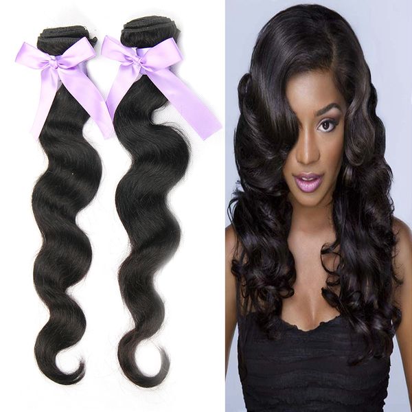 Grade 7a Brazilian Virgin Hair Body Wave 3 4 Bundles Human Weaves