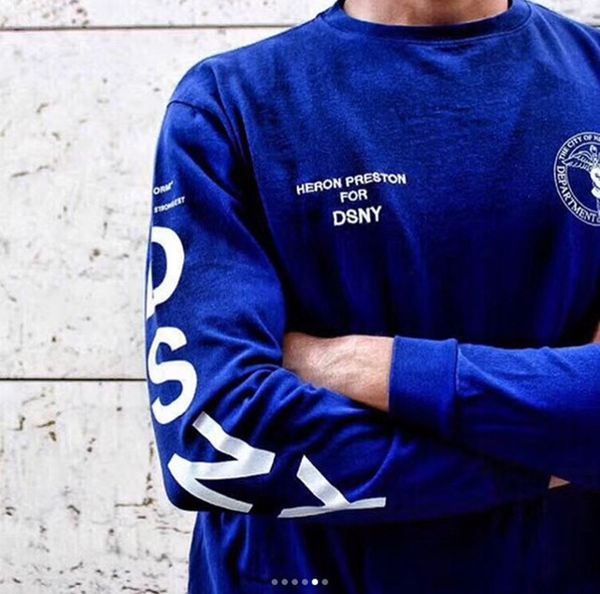 

Heron Preston Sweatshirt Men Women 1:A High Quality Heron Preston Department Of Sanitation Casual Pullover Heron Preston Hoodies