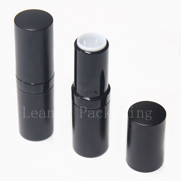

Diy empty round black lip tick tube container lip balm bottle co metic makeup lip tick container lip tick holder