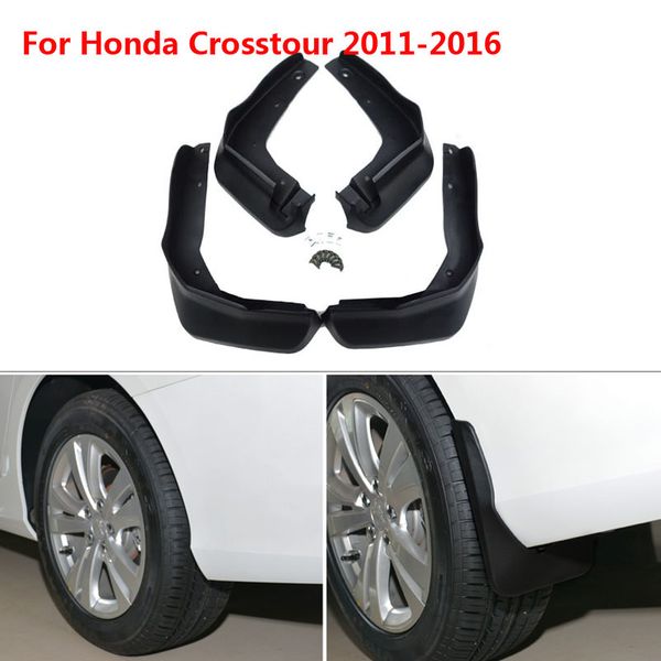 

brand new for honda crosstour 2011-2016 4pcs abs mud flaps splash guards car fender mudguard