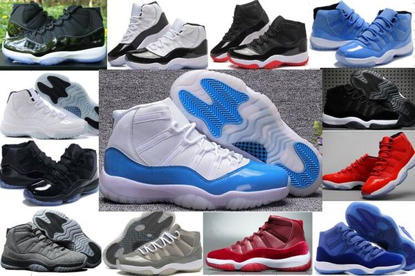 

Новые 11 11s Bred Gamma Blue Баскетбольные кроссовки Женщины Мужчины Space Jam Кроссовки Дешев