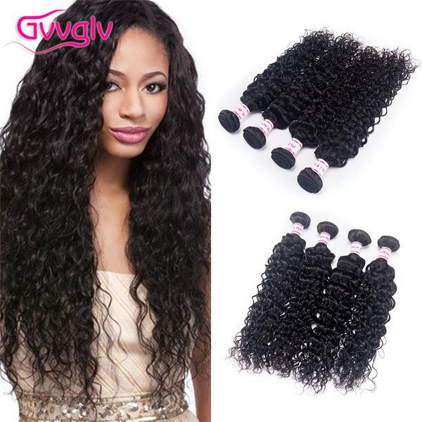 Mink Brazilian Virgin Hair Water Wave 4 Bundle Deals 100g Pc