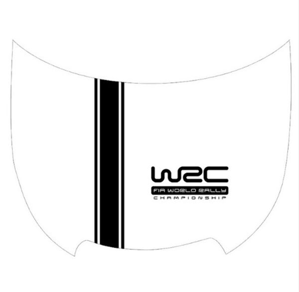

персонализация wrc полосы автомобиля виниловые гонки спорт наклейка наклейка на голову автомобиля для ford focus vw cruze renault аксессуары