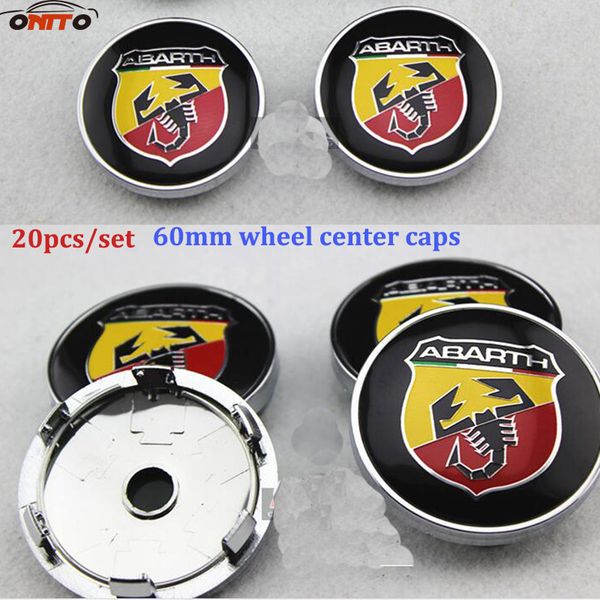 

Практичность 4шт. Эмблема автомобиля. Колпачки для центра. FIAT Abarth 60мм.