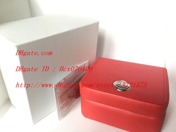 

Завод поставщик красный бренд оригинальный футляр бумаги подарочные часы коробк