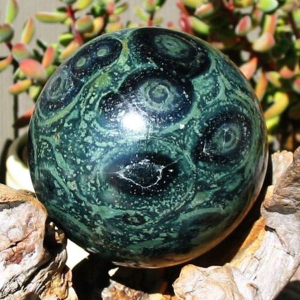 

home decor crystal sphere ball wholesale natural green kambaba jasper stromatolite crystal reiki healing ball, Black