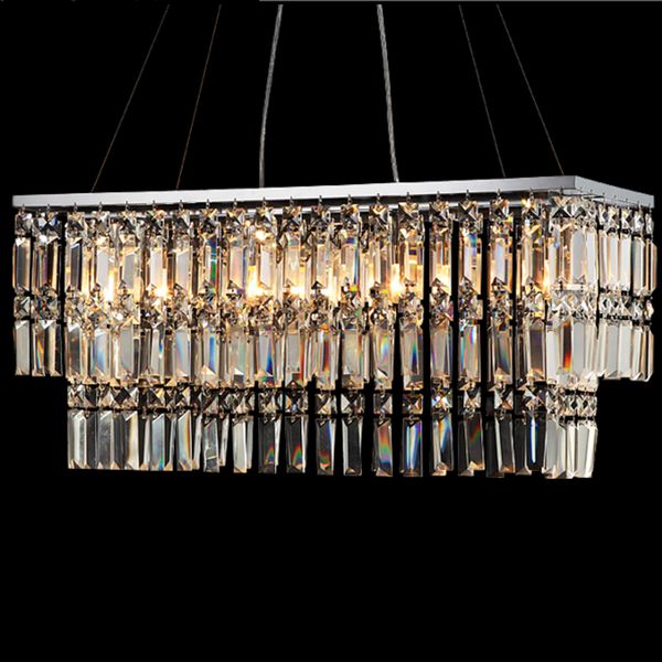 

fluorescent pendant lamp crystal hanging light aechitectural suspension lights modern linear multi chandelier lighting led crystal lamps