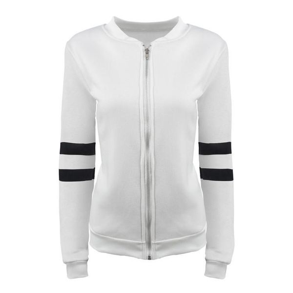 

women winter female jacket zipper t-shirt casual long jacket, Black;brown