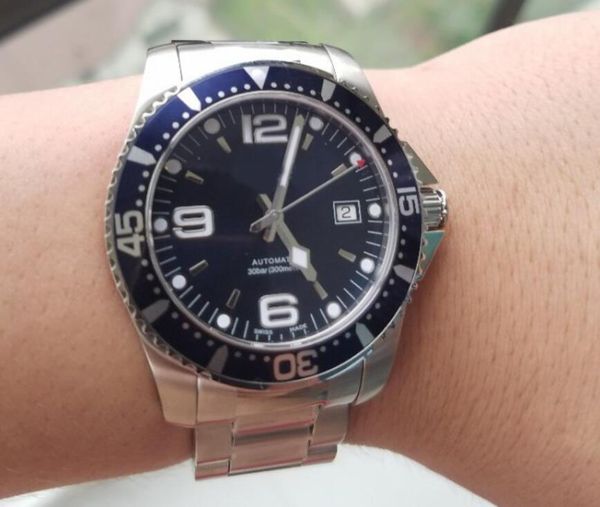 

2017 Мужская Top watch 41 мм синий лицо 316L из нержавеющей стали сапфировое зеркало механизм автоматические мужские часы Наручные часы L36424966