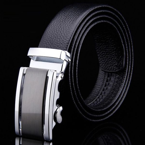 

wholesale- [tg] cowskin leather brand designer men belts belt for men ceinture homme cinturones cow leather businessmen belt, Black;brown