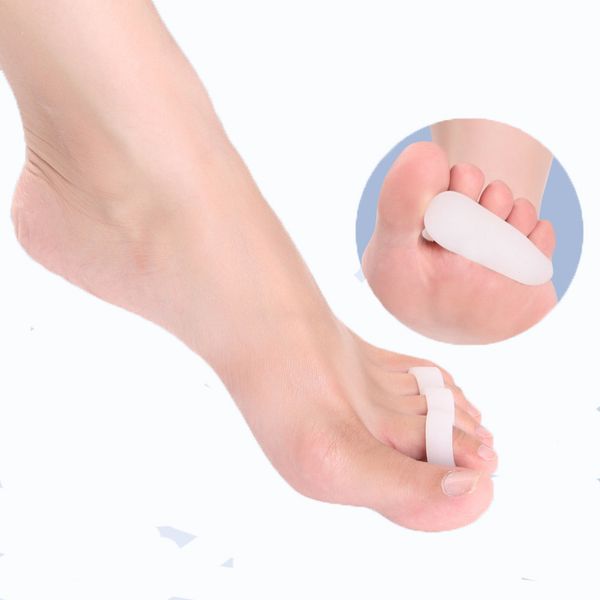 

wholesale toe separator silicone gel hallux valgus orthosis corrector bunion adjuster pedicure toes separator cushion pad protection