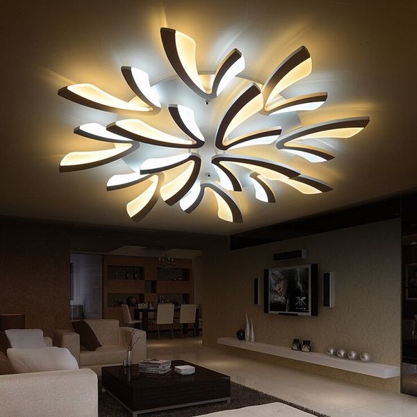 2019 New Acrylic Modern Led Ceiling Lights For Living Room Bedroom Plafon Led Home Lighting Ceiling Lamp Home Lighting Ceiling Light Fixtures From