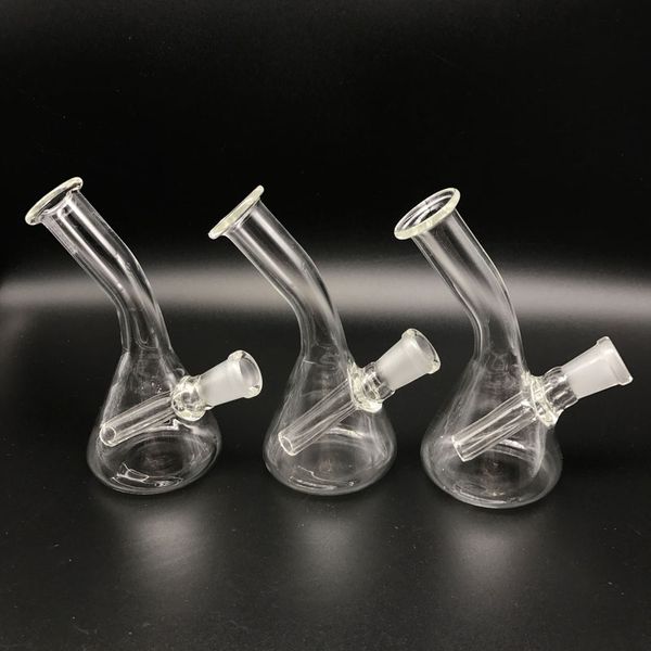 Bong da 4,0 pollici di becher in vetro con piattaforme di olio di vetro da 10 mm per olio di vetro con tubi d'acqua all'ingrosso