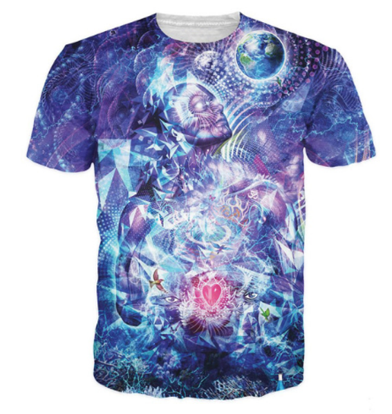 

transcension new fashion mens/womans the earth symbols birds butterflies t-shirt summer style funny 3d print casual t-shirt aa312, White;black