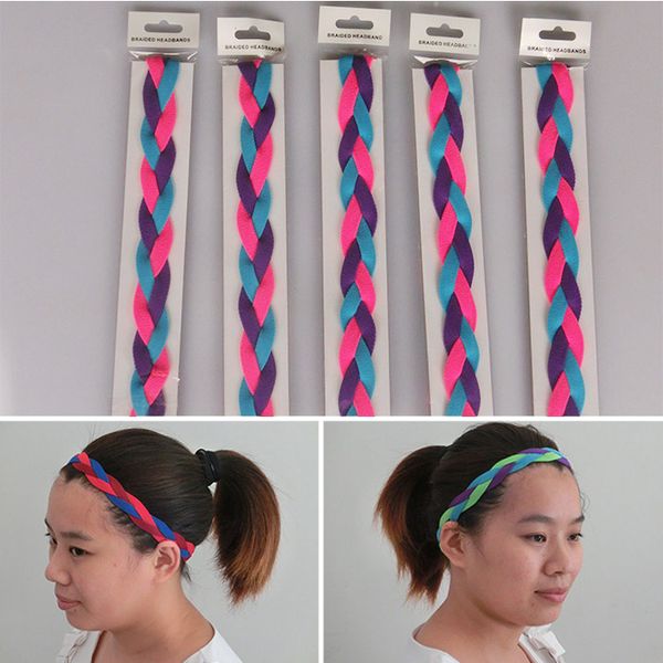 

women's hairband braided mini headband bands, Silver