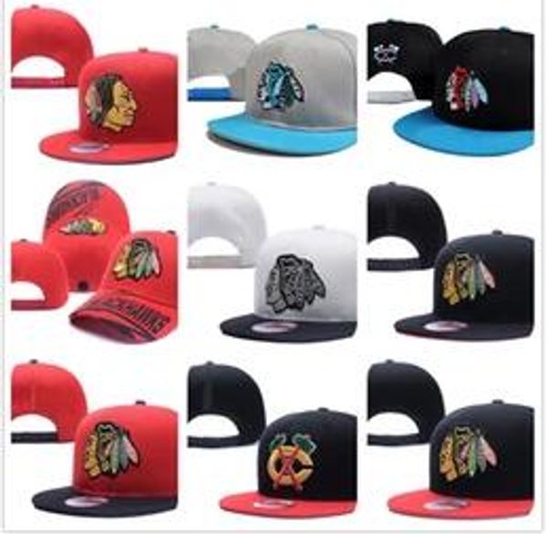 

Новые оптовые Чикаго Блэкхокс Бейсбол Snapbacks бейсболка вышитые команды логотип ус