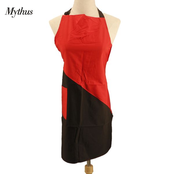 2019 Hair Fashion Uniforms Adjustable Closed Neckband Salon Wear