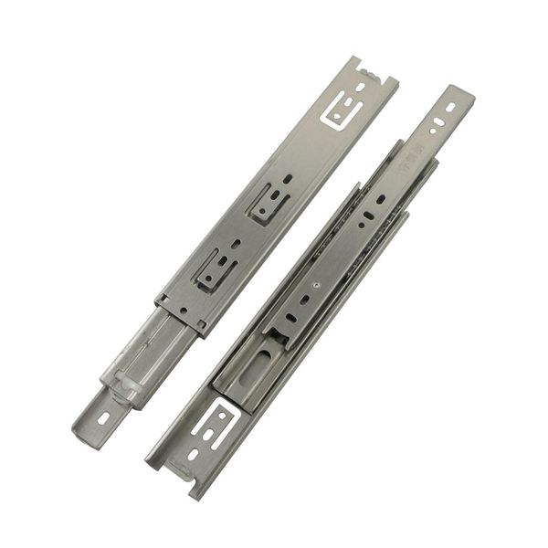 2019 10inch 24inch Drawer Slide 45mm Width Stainless Steel Fold