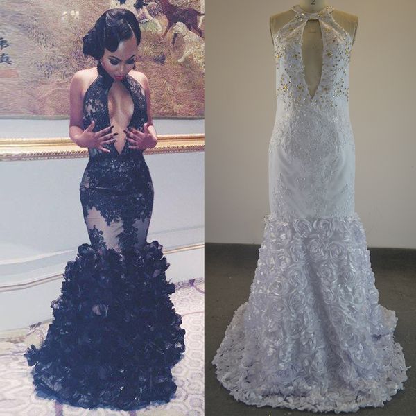 

vestido de festa black prom dress deep v neck long elegant prom party dresses custom made white real sample mermaid prom dress