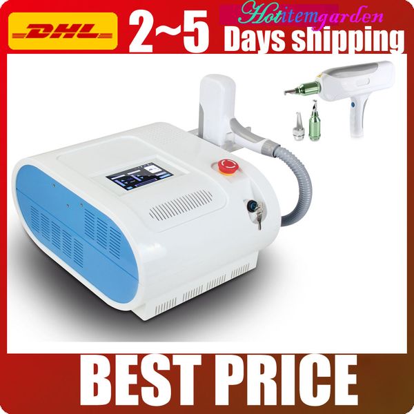 

pro q switch anti-aging beauty machine lip line tattoo removal red target light spot reduce beauty machine for spa salon use, Black