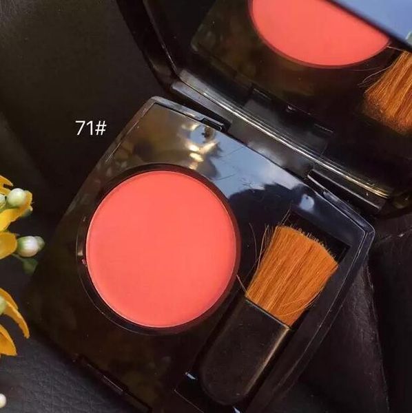 

face powder blush joues contraste fards a joues poudre 4g makeup with brush mirror