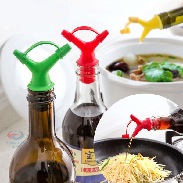 

double output holes bottle plug liquid diverter soy sauce distributor