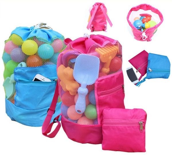 

children mesh shell bag summer beach seashell bag shells receive bag practical storage bags shell net sand away beach mesh pouch ib096