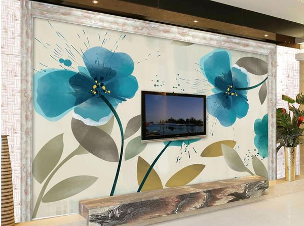 

custom any size tv backdrop retro mural 3d wallpaper 3d wall papers for tv backdrop