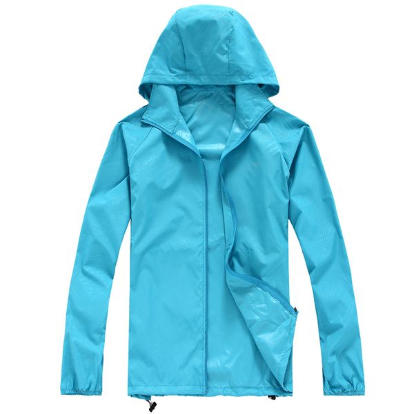 

summer new brand womens mens fast drying outdoor casual sports waterproof uv jackets coats windbreaker, Black;brown