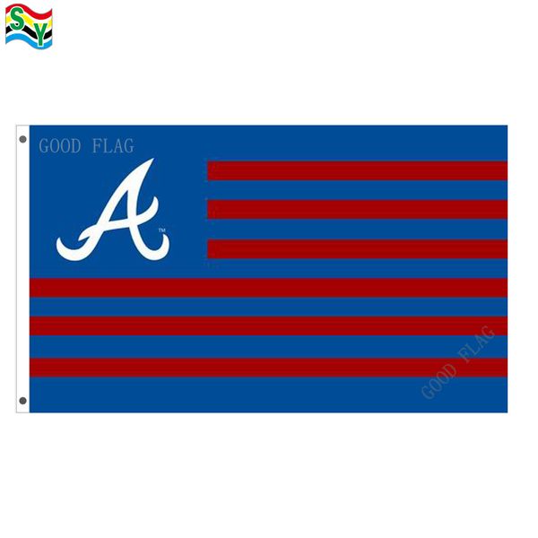 

goodflag braves nation flag banner 3x5 ft 90*150cm polyster outdoor flag