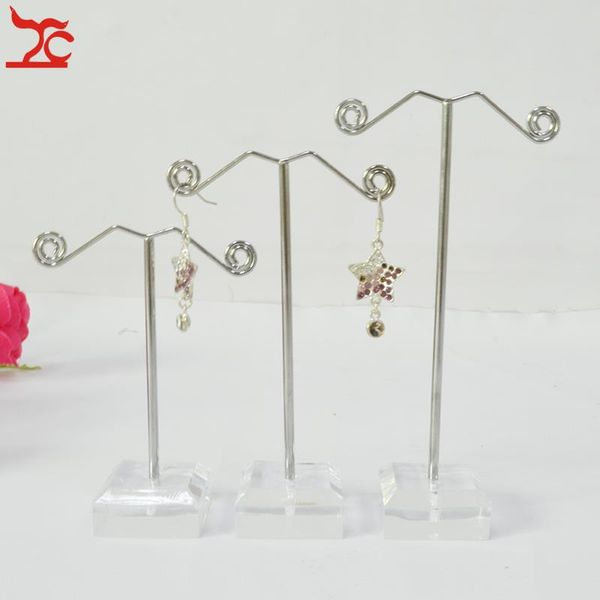 1 set Présentoir pr Boucle d/'oreille Acrylique Noir 3pcs