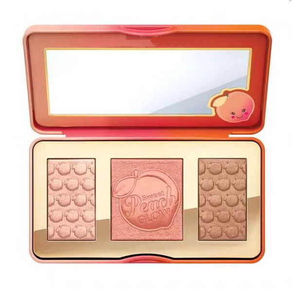 

epacket makeup sweet peach glow infused bronzers & highlighters blush palette