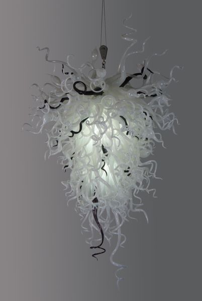 

large l crystal chandelier 110v-240v led bulbs black and white wedding deco
