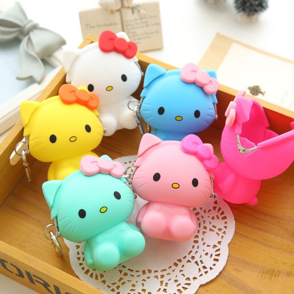 

wholesale- mini hello kitty coin purse cat cute female women's purse fashion lovely women's wallet bags for girls, Red;black