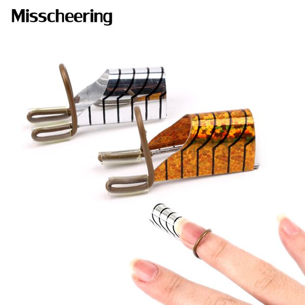 

wholesale- 10pcs/set reusable aluminum gold silver nail forms for crystal uv gel acrylic french style tips nail art extension tools, Black