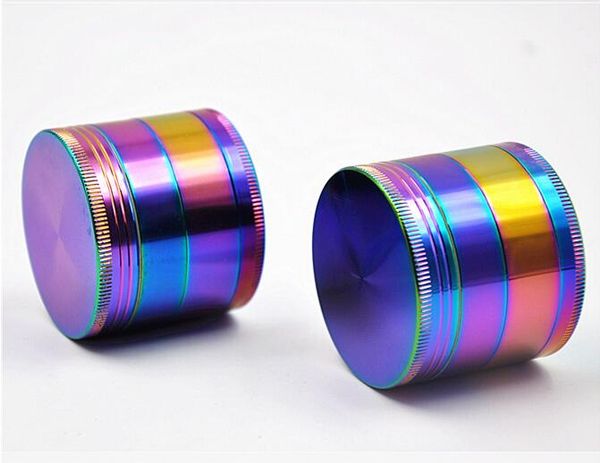 2019 new design 4 layers cool colourful metal zinc alloy grinder tobacco smoking cigarette crusher muller pipe accessories herb grinder from cool colourful pictures