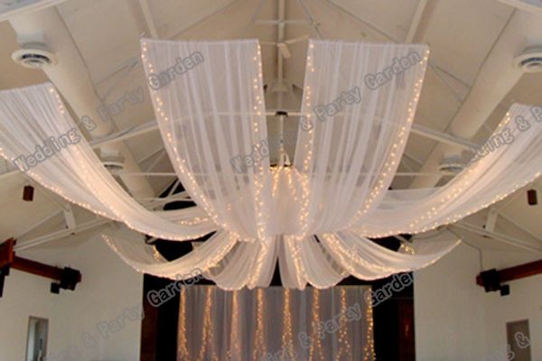 Wedding Ceiling Drape Canopy Drapery For Decoration Wedding Fabric