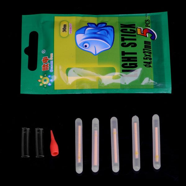 

Whole ale 50pc multi color fi hing fluore cent light tick light night float clip on dark glow tick 4 5 37mm