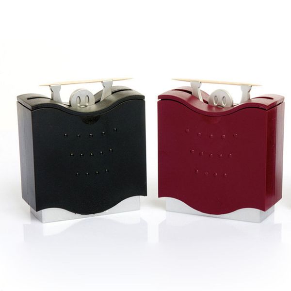 

wholesale- new arrival ousehold goods hercules toothpick holders lifting man type automatic toothpick box boite dents
