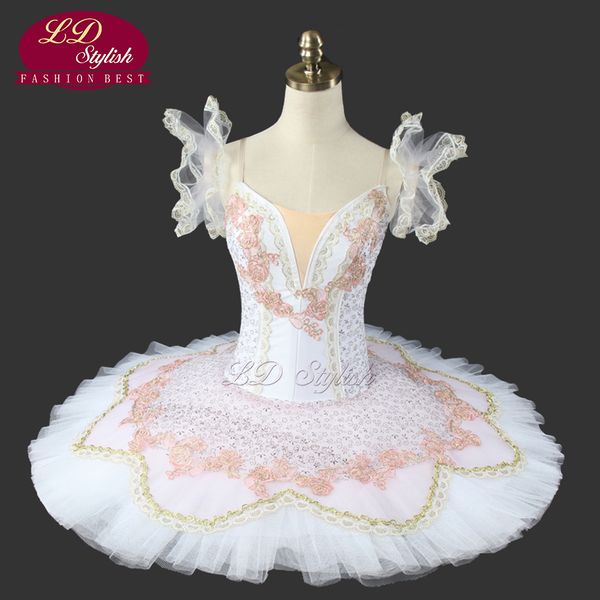 

white swan lake ballet tutu professional ballet tutu stage costumes classical ballet tutu performance clothes nutcracker ld0017, Black;red