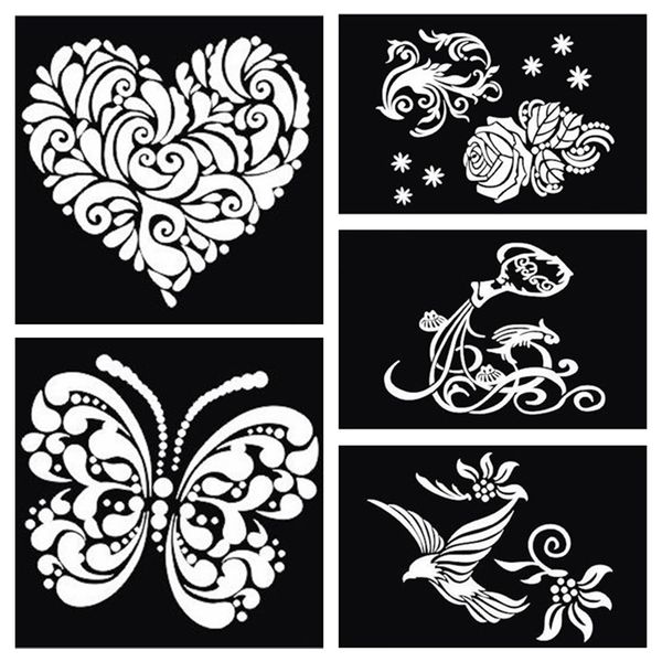 wholesale 1pcs butterfly heart dragon bird large airbrush tattoo wholesale 1pcs butterfly heart dragon bird large airbrush tattoo