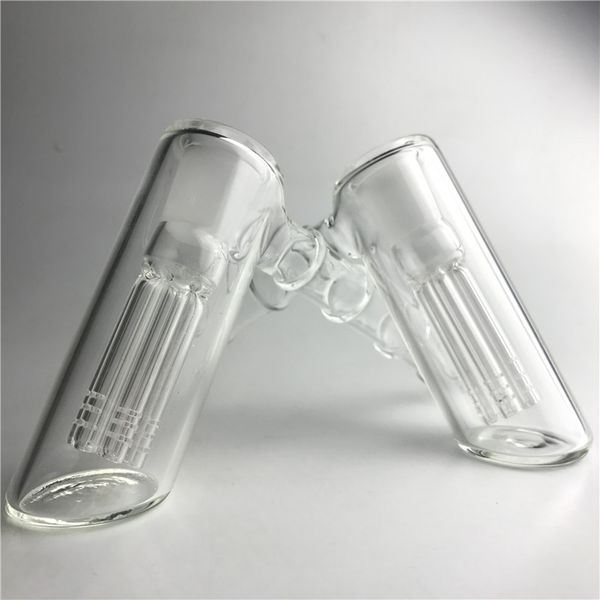 Glashammer Bong Wasserpfeifen Shisha mit 6 Filterrohren Dickes Pyrex Clear Oil Rigs Mini Handpfeife zum Rauchen