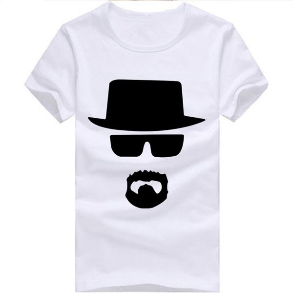 

breaking bad new fashion man t-shirt cotton o neck mens short sleeve mens tshirt male tees wholesale, White;black