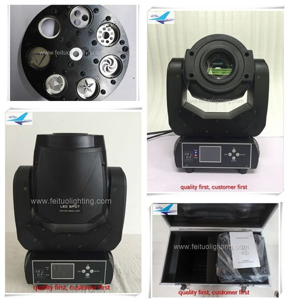 

2light+1fly case night club led lighting moving head 90w disco led spot dmx dj 90w led moving head spot light