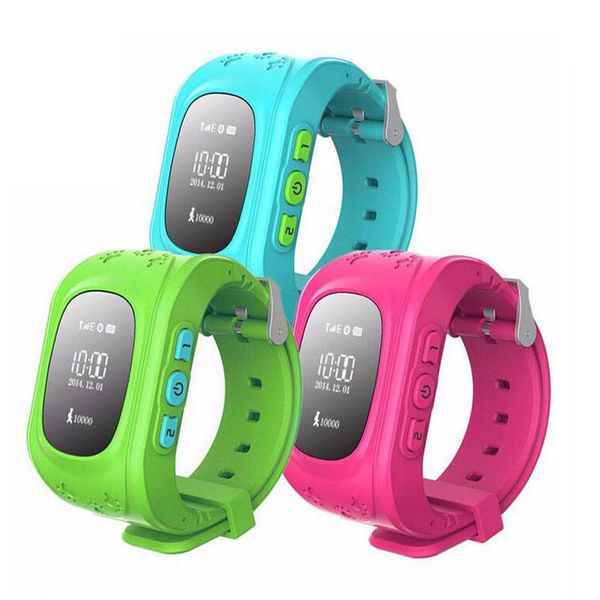 Çocuk Kid için Q50 GPS Izci akıllı İzle SOS Güvenli Çağrı Konum Bulucu Bulucu Izci Çocuklar Çocuklar için Smartwatch Anti Kayıp Monitör