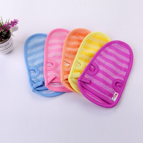 Wholesale-1pcs Marokko Hamam Dusche Bad Magic Peeling Handschuh Peeling-Handschuh, magische Peeling-Handschuh, Peeling-Badehandschuh Bräunungsentfernungshandschuh