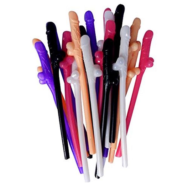 

naughty sipping straws penis shaped drinking straws for hen / girls party prom bar/pub supply