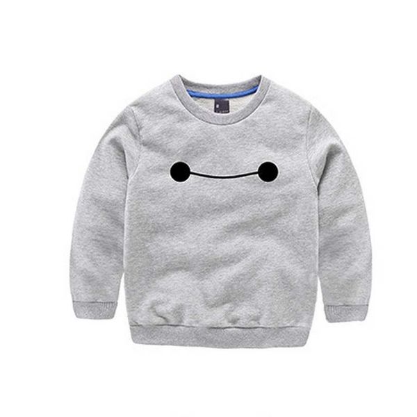 

wholesale- smile print kids sweatshirt with o neck long sleeve boys girls hoodies t shirt autumn winter moleton infantil new sudaderas, Black