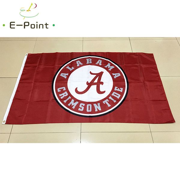 

NCAA Alabama Crimson Tide Team полиэстер Флаг 3ft * 5ft (150cm * 90cm) Флаг Баннер украшения летающий дом